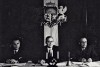 Президиум Латышского центрального совета в 1951 году: Адолфс Шилде, Антонс Абакулс, Вилис Хазнерс. 05_hazners-1